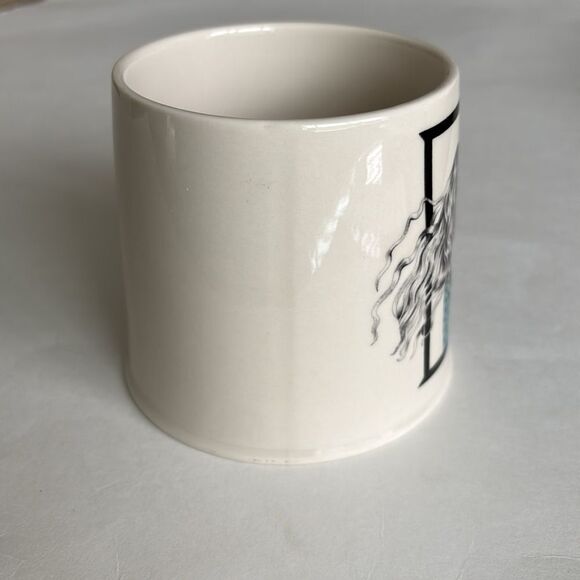 Anthropologie Florence Balducci Monogram D for Dog Fashionista Coffee Mug Cup - Picture 5 of 9